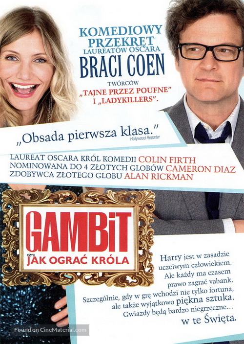 Gambit - Polish DVD movie cover