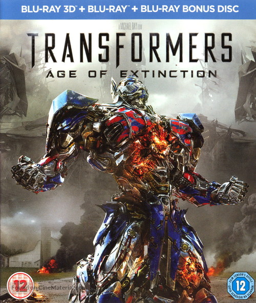 Transformers: Age of Extinction - British Movie Cover