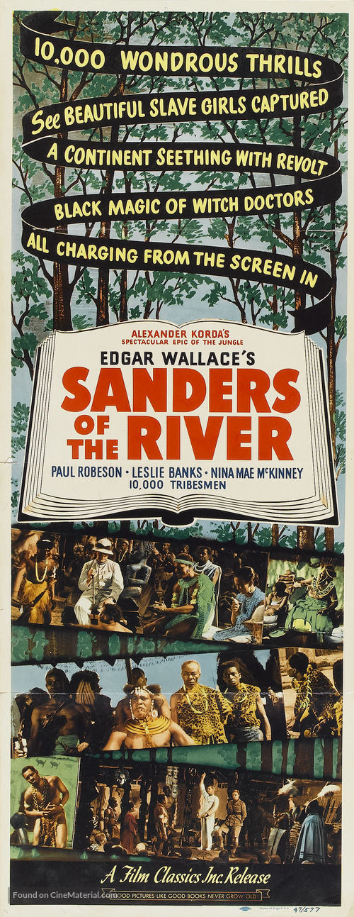 Sanders of the River - Movie Poster