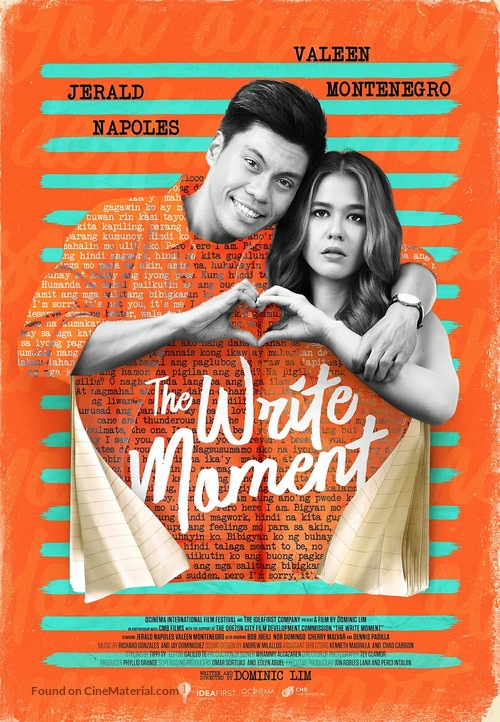 The Write Moment - Philippine Movie Poster