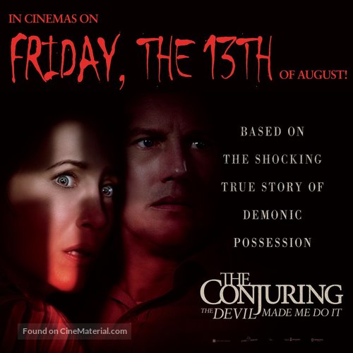 The Conjuring: The Devil Made Me Do It - Indian Movie Poster