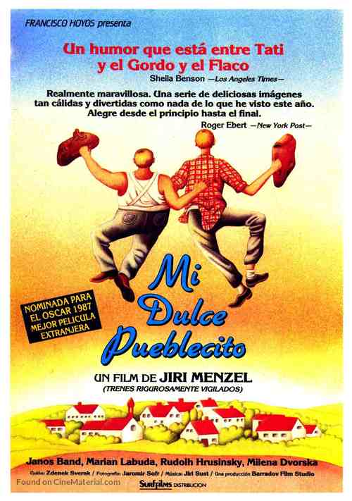 Vesnicko m&aacute; strediskov&aacute; - Spanish Movie Poster