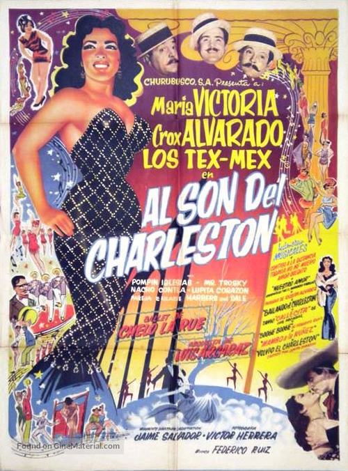 Al son del charlest&oacute;n - Mexican Movie Poster