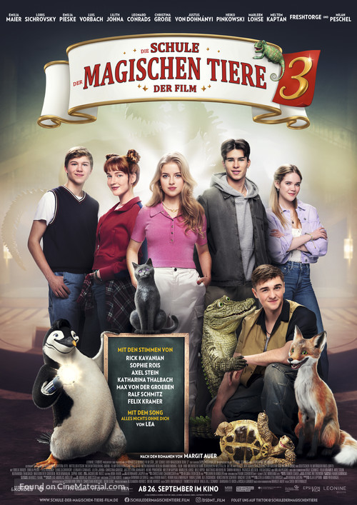 Die Schule der magischen Tiere 3 - German Movie Poster