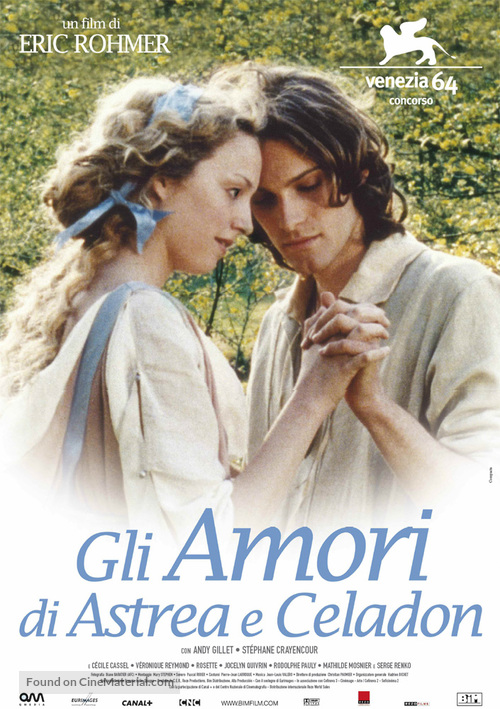 Les amours d&#039;Astr&eacute;e et de C&eacute;ladon - Italian Movie Poster