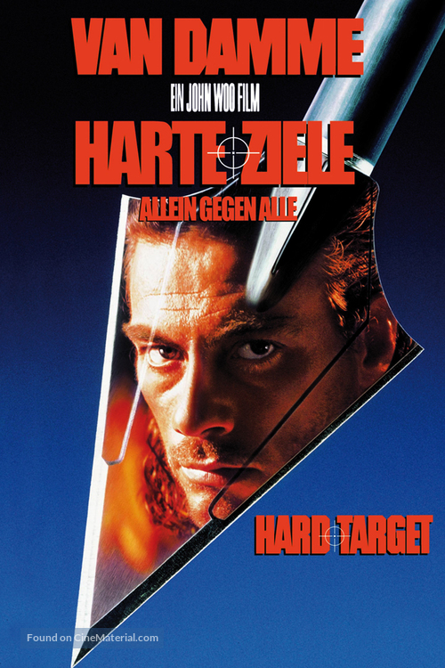 Hard Target - German DVD movie cover