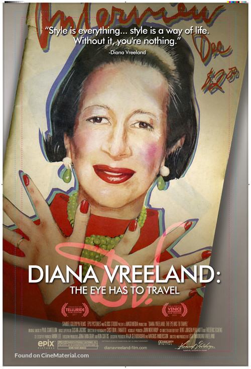 Diana Vreeland: The Eye Has to Travel - Movie Poster