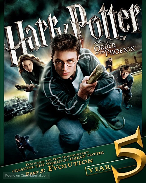 Harry Potter and the Order of the Phoenix - Blu-Ray movie cover