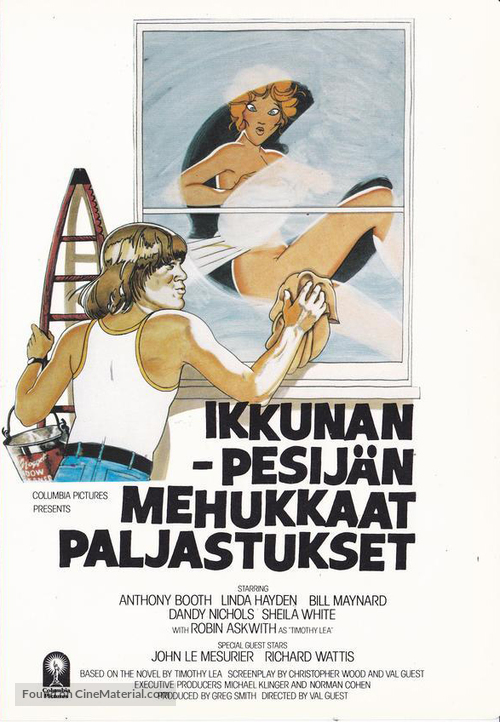 Confessions of a Window Cleaner - Finnish VHS movie cover