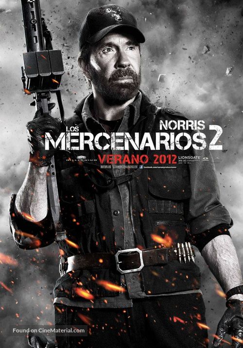 The Expendables 2 - Spanish Movie Poster