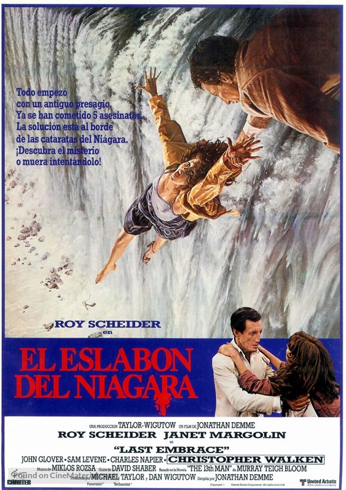 Last Embrace - Spanish Movie Poster