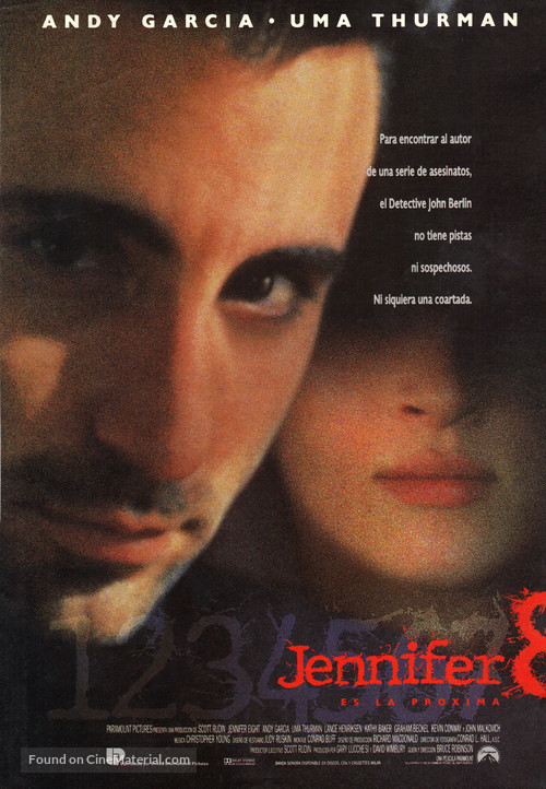 Jennifer Eight - Spanish Movie Poster