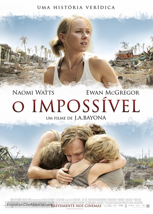 Lo imposible - Portuguese Movie Poster