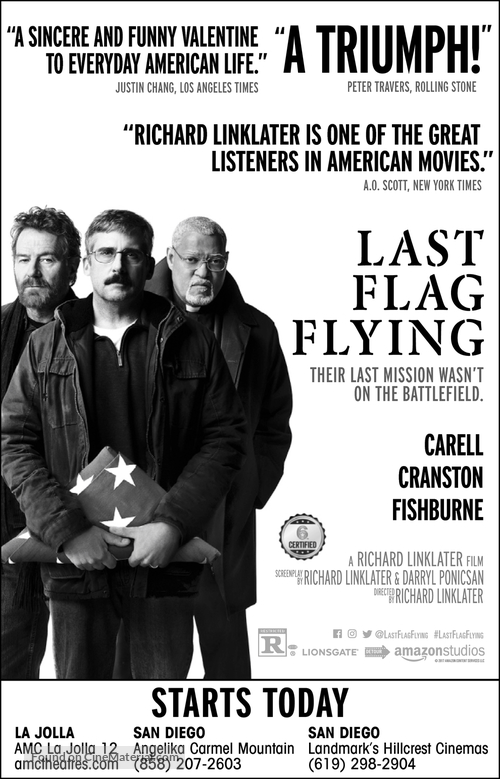 Last Flag Flying - Movie Poster