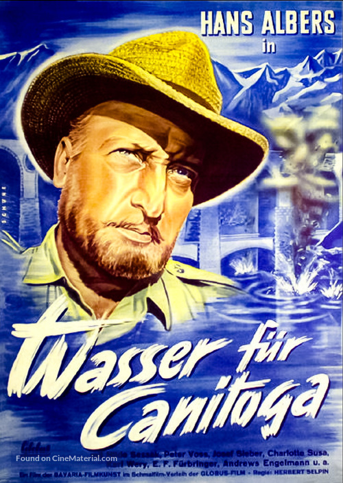 Wasser f&uuml;r Canitoga - German Movie Poster