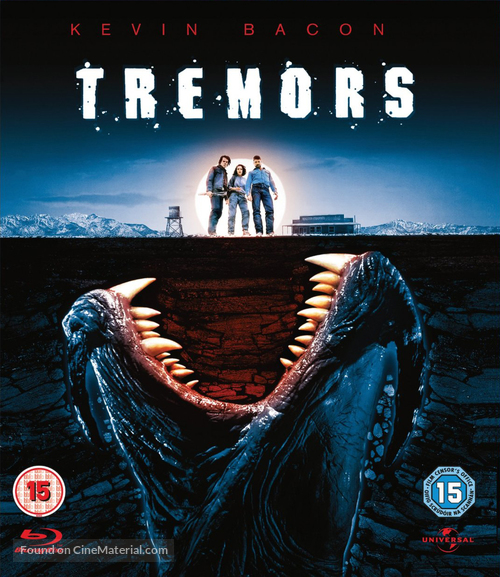 Tremors - British Blu-Ray movie cover