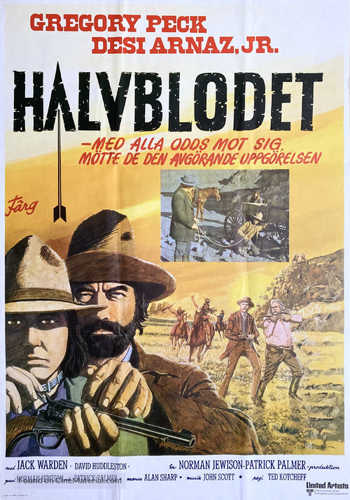 Billy Two Hats - Swedish Movie Poster