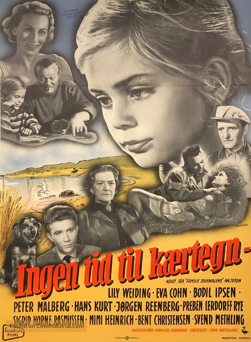 Ingen tid til k&aelig;rtegn - Danish Movie Poster