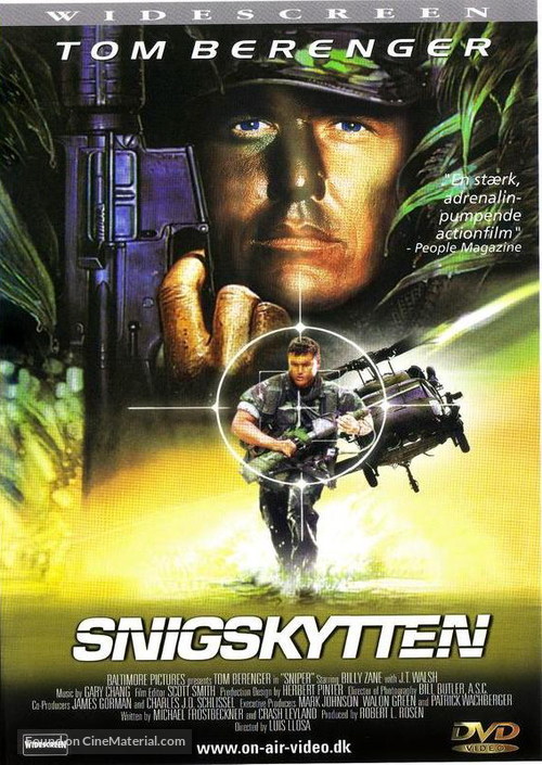 Sniper - Danish DVD movie cover