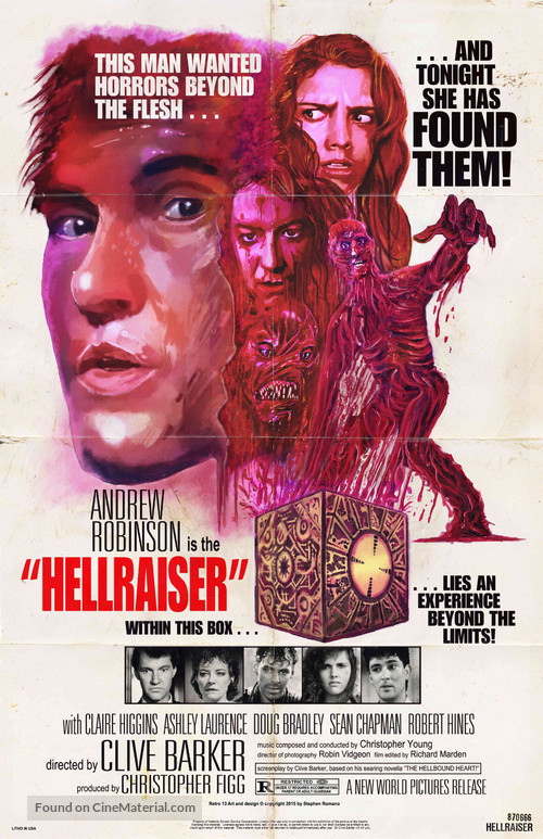 Hellraiser - Re-release movie poster