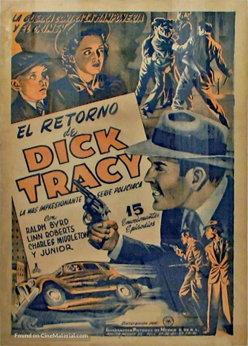 Dick Tracy Returns - Mexican Movie Poster