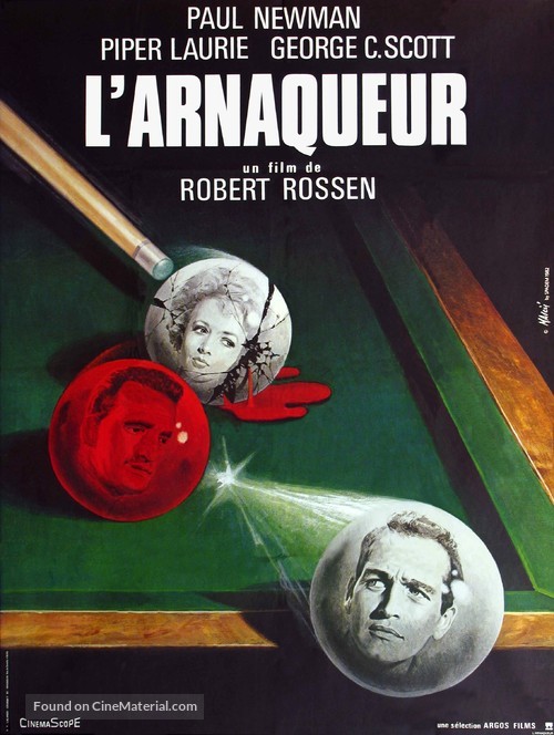 The Hustler - French Movie Poster