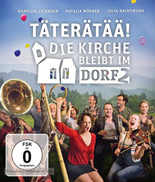 T&auml;ter&auml;t&auml;&auml; - Die Kirche bleibt im Dorf 2 - German Blu-Ray movie cover