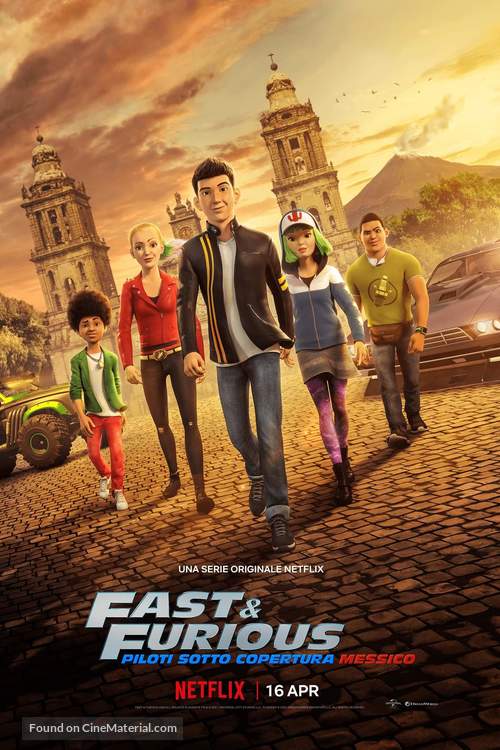 &quot;Fast &amp; Furious: Spy Racers&quot; - Italian Movie Poster