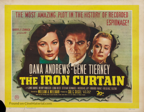 The Iron Curtain - British Movie Poster