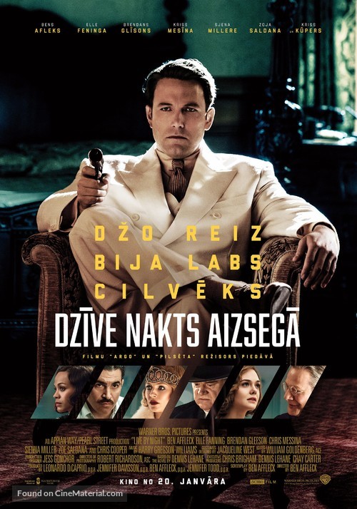 Live by Night - Latvian Movie Poster