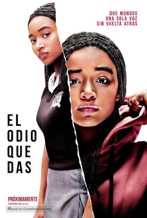 The Hate U Give - Argentinian Movie Poster