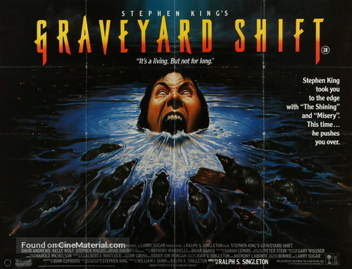 Graveyard Shift - British Movie Poster