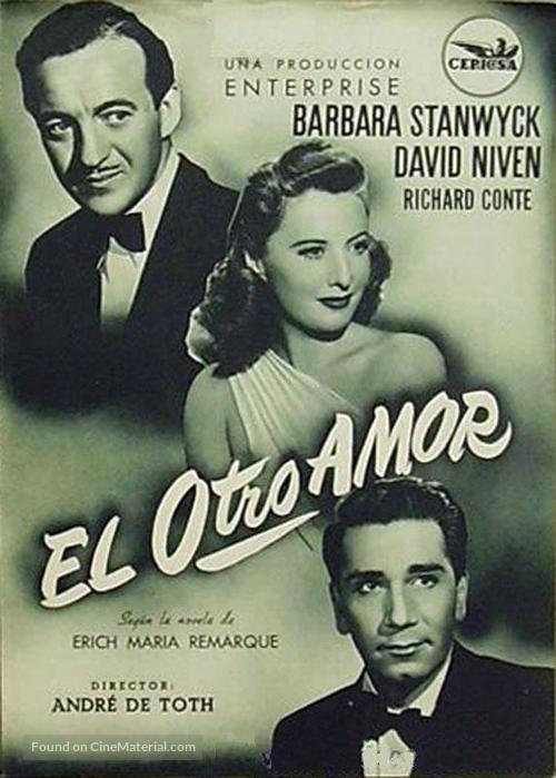 The Other Love - Spanish Movie Poster