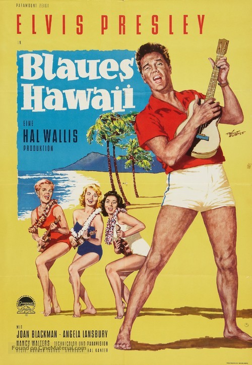 Blue Hawaii - German Movie Poster