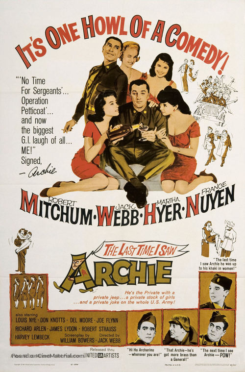 The Last Time I Saw Archie - Movie Poster