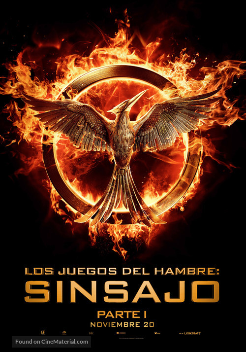 The Hunger Games: Mockingjay - Part 1 - Chilean Movie Poster