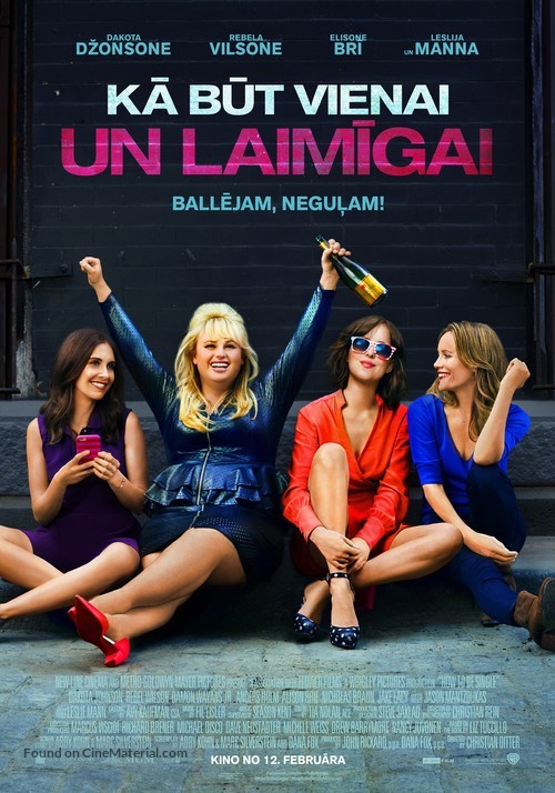 How to Be Single - Latvian Movie Poster