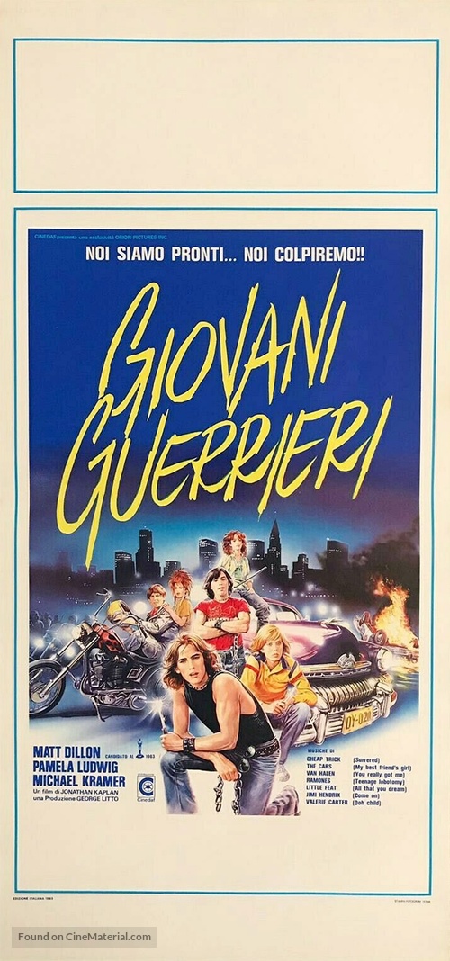 Over the Edge - Italian Movie Poster
