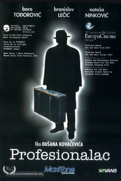 Profesionalac - Serbian DVD movie cover