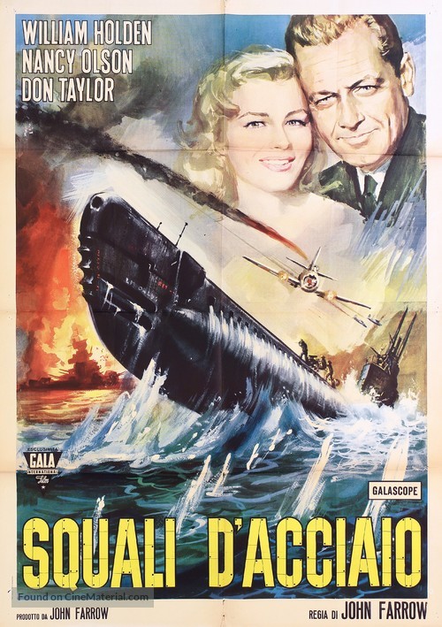 Submarine Command - Italian Movie Poster