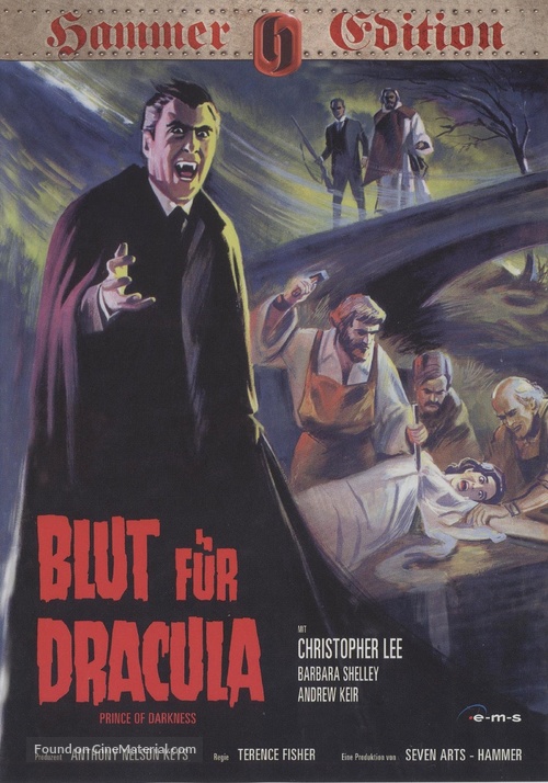 Dracula: Prince of Darkness - German DVD movie cover