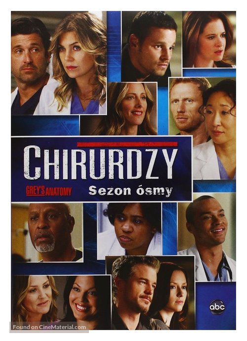 &quot;Grey&#039;s Anatomy&quot; - Polish DVD movie cover