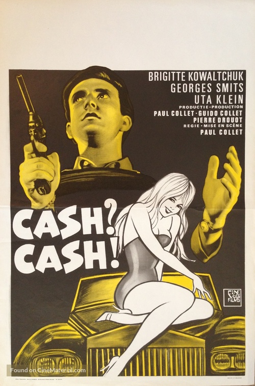 Cash? Cash! - Belgian Movie Poster