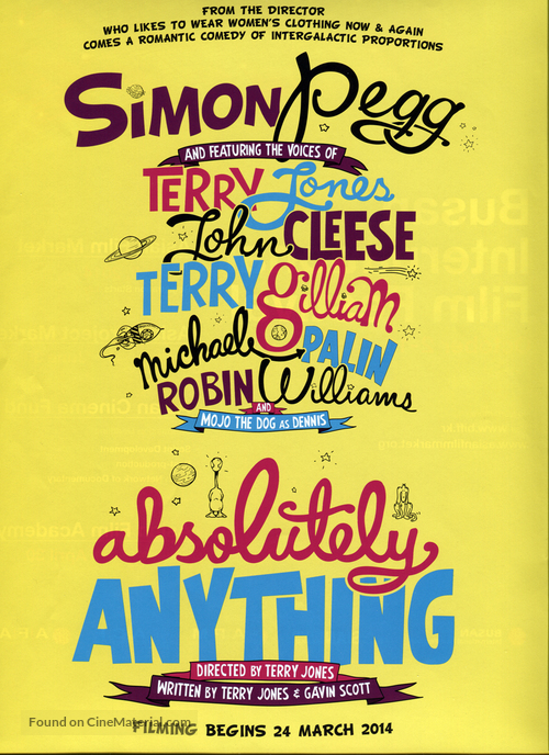 Absolutely Anything - British Movie Poster