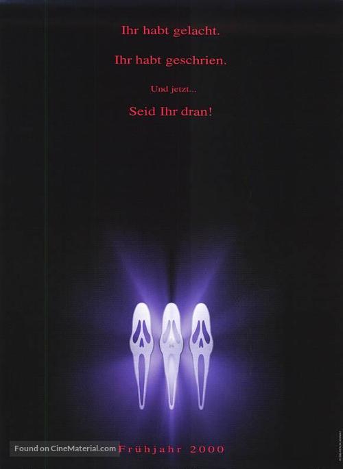 Scream 3 - German Movie Poster