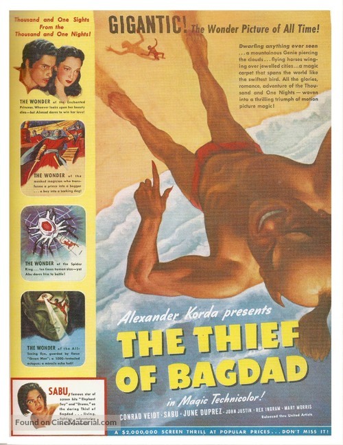 The Thief of Bagdad - Movie Poster