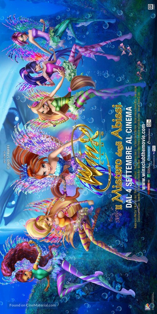 Winx Club: Il mistero degli abissi - Italian Movie Poster