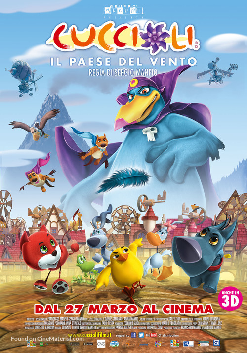 Cuccioli Il paese del vento - Italian Movie Poster