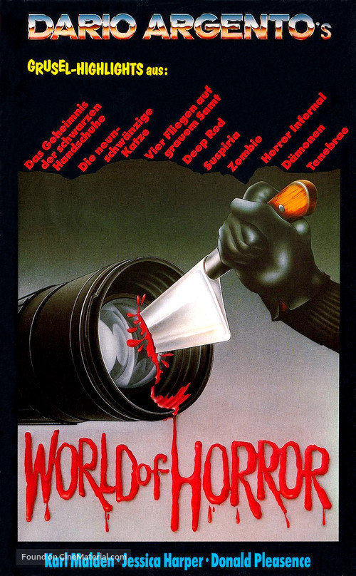 Il mondo dell&#039;orrore di Dario Argento - German Movie Cover