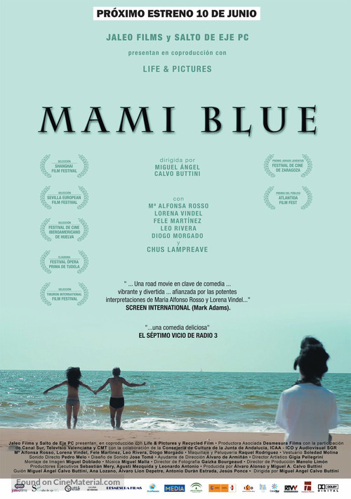 Mami Blue - Spanish Movie Poster